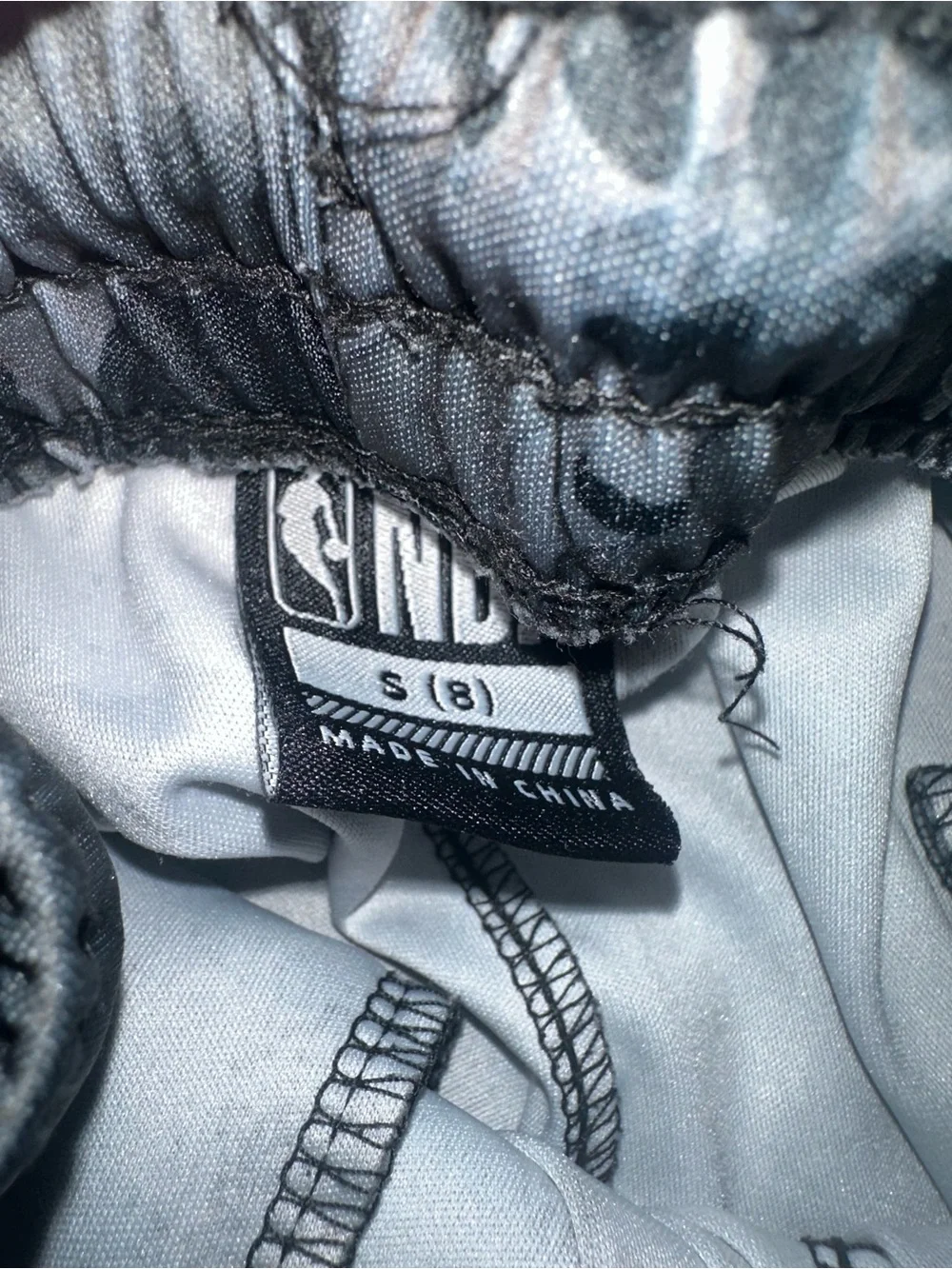 NBA Boys' Black Camo Athletic Shorts